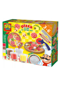 Pizza set clay