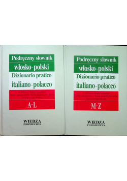 Podręczny słownik włosko polski 2 Tomy