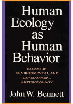Human Ecology as Human Behavior