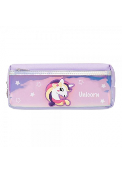 Piórnik Unicorn fioletowy STRIGO