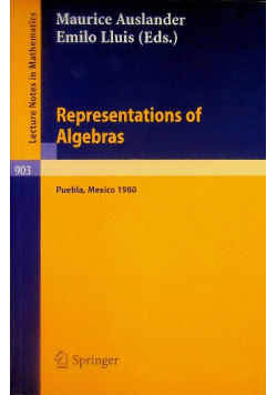 Representations of Algebras
