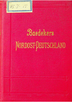 Baedekers nordost Deutschland 1911 r