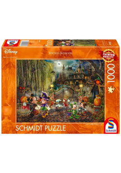 Puzzle 1000 PQ T.Kinkade Myszka Miki and Minnie Halloween 113366