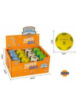 Piłeczka Football 6cm mix