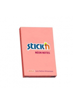 Notes samoprzylepny 76x51mm neon różowy