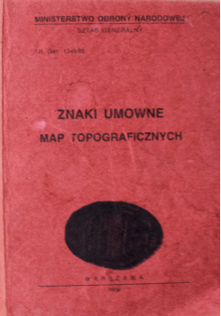 Znaki umowne map topograficznych