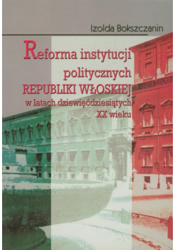 Reforma instytucji politycznych Republiki Włoskiej