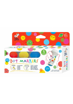 Markery Dot 5 kolorów