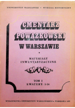 Cmentarz Powązkowski w Warszawie tom I