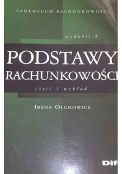 Podstawy Rachunkowości Część I Wykład