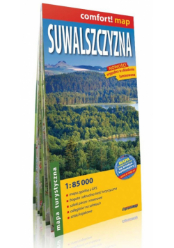 Suwalszczyzna: Mapa laminowana 1: 85 000