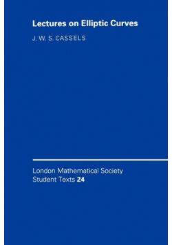 Lectures on Elliptic Curves