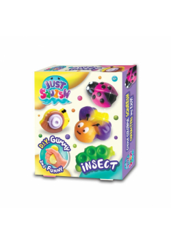 Zestaw kreatywny Strigo Just Squish stwórz swoje żelowe figurki Owady