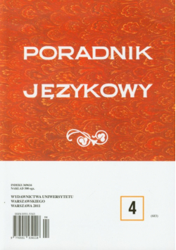 Poradnik językowy 4/2011
