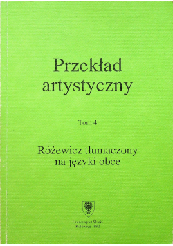 Przekład artystyczny Tom 4