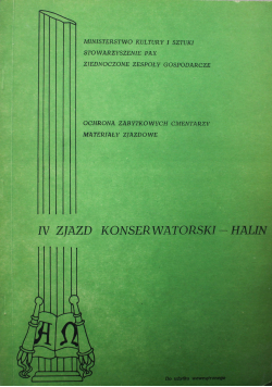 IV Zjazd Konserwatorski Halin