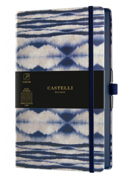 Notatnik 13x21cm linia Castelli Shibori Mist