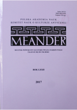 Meander rok LXXII
