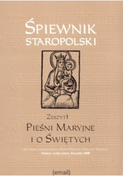 Śpiewnik staropolski Zeszyt 1