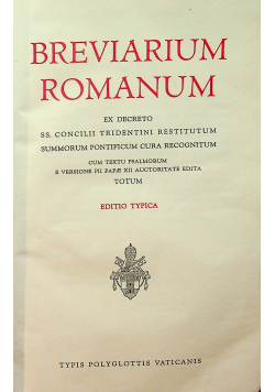 Breviarium Romanum Editio Typica