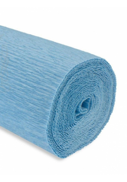 Krepina 50x250cm 180g niebieska