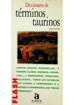 Diccionario de terminos taurinos