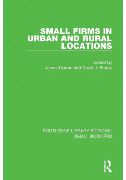 Small Firms in Urban and Rural Locations