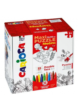 Zestaw puzzli do rysowania Adventures 36 kolorów