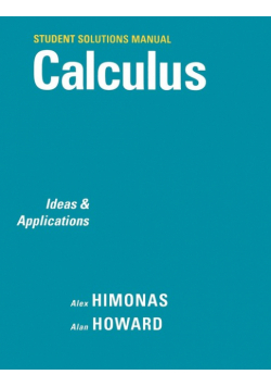 Calculus, Student Solutions Manual