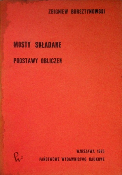 Mosty składane podstawy obliczeń