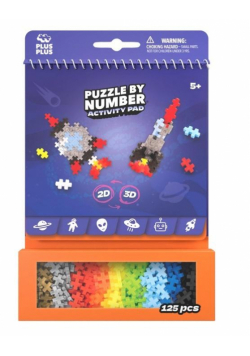 Puzzle By Number Activity Pad Kosmiczny 125el