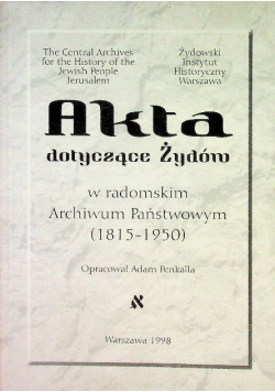 Akta dotyczące żydów