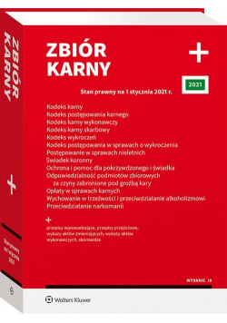 Zbiór karny Plus 2021