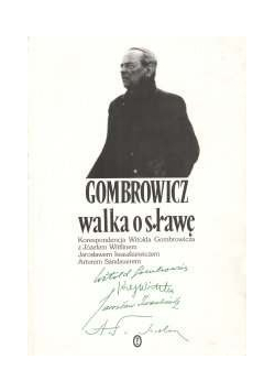 Gombrowicz Walka o sławę