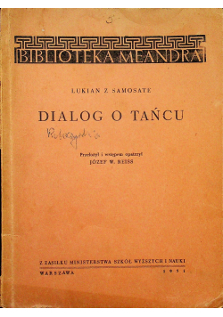 Dialog o tańcu