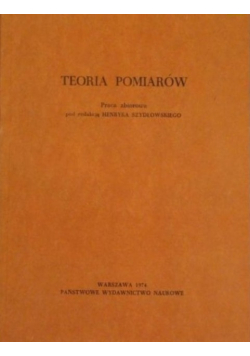 Teoria pomiarów