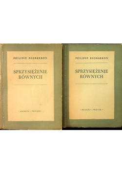 Sprzysiężenie równych Tom I i II