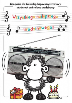 Karnet B6 Sheepworld 73584 Urodziny Radio