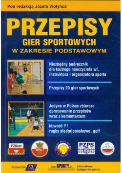 Przepisy gier sportowych w zakresie podstawowym