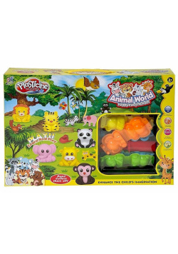 Zestaw ciastoliny z akcesoriami Animal World