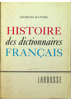 Histoire des dictionnaires Francais