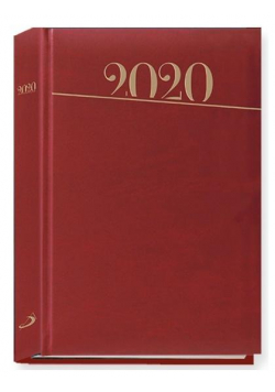 Terminarz 2020 B6 Standard czerwony
