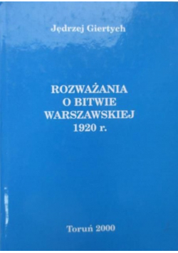Rozważania o bitwie warszawskiej