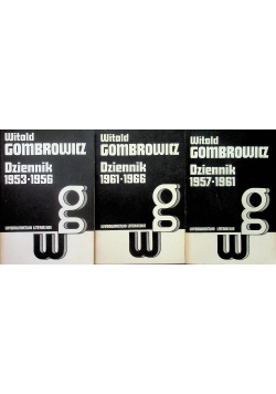 Witold Gombrowicz Dziennik 3 tomy