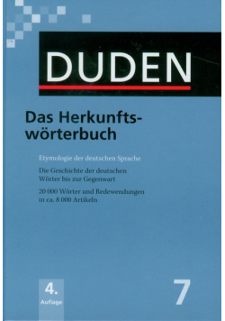 Duden 7 Das Herkunftsworterbuch z płytą CD