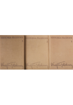 Historia filozofii 3 Tomy