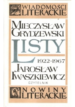 Listy 1922 1967 Jarosław Iwaszkiewicz