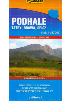Podhale mapa turystyczna