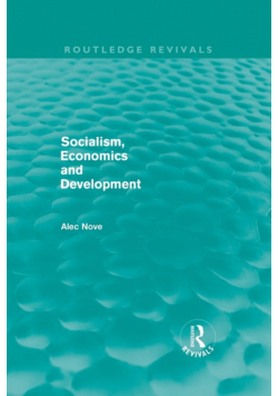 Socialism, Economics and Development (Routledge Revivals)