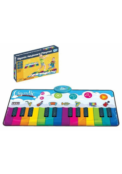 Mata muzyczna Pianinko tęczowe